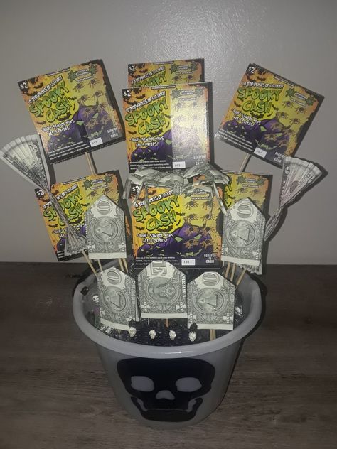 Halloween Lottery Ticket Basket, Money Gift Ideas, Origami Dollar, Halloween Origami, Diy Home Office, Origami Shapes, One Dollar Bill, Dollar Bills, Lottery Tickets