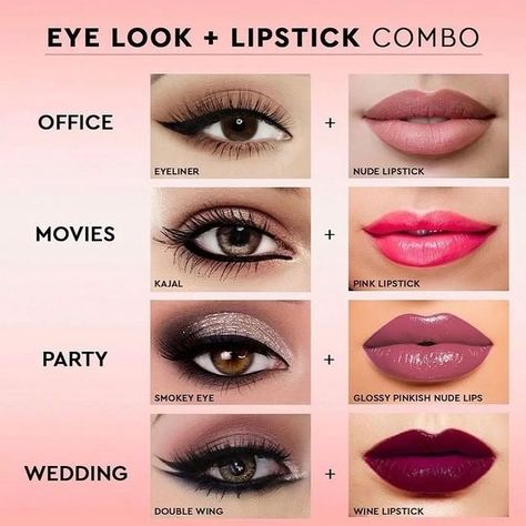 Lipstick Combo, Ideal Makeup, Lipstick Hacks, Brunette Makeup, Makeup Hacks Tutorials, Eye Makeup Techniques, Makeup For Black Skin, Makeup Accesories, Makeup Artist Tips