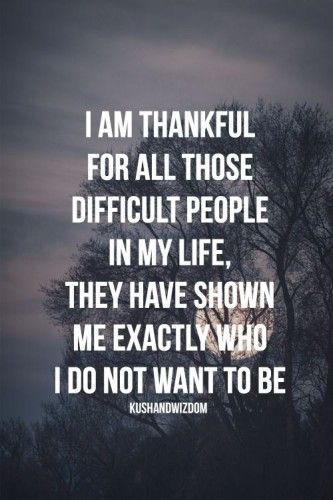 i am thankful for all those difficult people in my life. they have shown me exactly who i do not want to be. Tatabahasa Inggeris, Thankful Quotes, Inspirerende Ord, Life Quotes Love, Difficult People, E Card, I Am Grateful, Quotable Quotes, In My Life