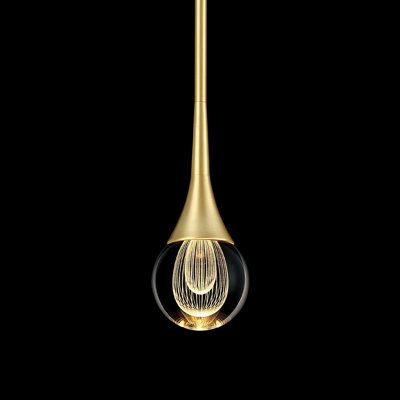 Immerse yourself in the beautiful pendant lamp in a sleek. The intrigue of the light shining through the shade that seems to be bubbling a multi-layer aperture to bring an elegant and unique decoration in any room. Whether it hangs by itself, or with many, this light will surely shine brightly in your home. Finish: Gold | Everly Quinn 1-Light Teardrop Crystal Pendant Light Crystal in Yellow, Size 9.0 H x 5.0 W x 4.0 D in | Wayfair Tear Drop Pendant, Mini Led Lights, Crystal Pendant Lighting, Rectangle Chandelier, Led Light Fixtures, Hanging Chandelier, Burnished Brass, Unique Decoration, Globe Chandelier