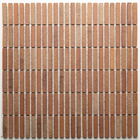 Brick Texture Architecture, Dark Terracotta, Brick Mosaic, Flooring Texture, Brick Wall Texture, Mosaic Wallpaper, Decorative Wall Tiles, Wall Texture Design, Rooftop Design