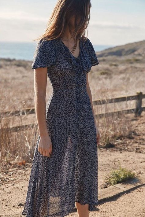 Christy Dawn Dress, Short Beach Dresses, Blue Bodycon Dress, Christy Dawn, Daisy Dress, Timeless Dress, Looks Style, Looks Vintage, Ethical Fashion