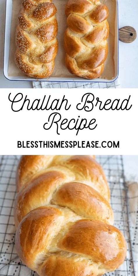 Basic Dough Recipe, Challah Bread Recipe, Jewish Bread, Challah Bread Recipes, Jewish Cuisine, Shabbat Dinner, Braided Bread, Challah Bread, Fool Proof Recipes