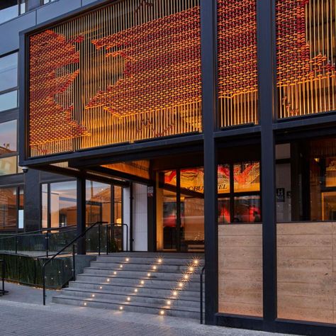 Highway Restaurant, Seoul Hotel, Nobu Hotel, Nobu Restaurant, Rockwell Group, Millwork Wall, Hotel Barcelona, Rammed Earth Wall, Key Projects