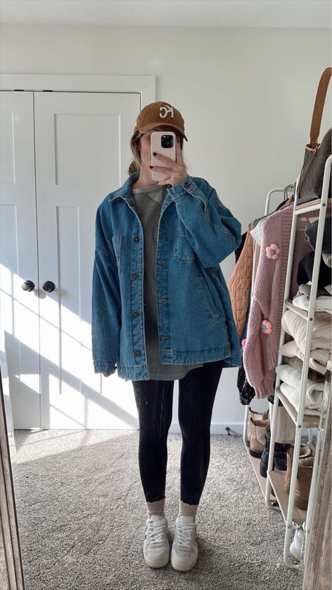 We The Free Madison City Denim … curated on LTK Jean Jacket Outfits, Denim Jacket Outfit, Cozy Fall Outfits, Trendy Fall Outfits, Mein Style, Outfits Fall, Outfit Inspo Fall, Mom Outfits, Mode Inspiration