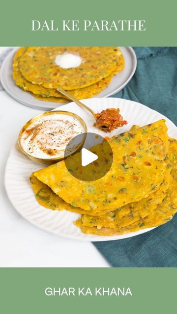 Nisha Vedi Pawar | Indian Food + Culture on Instagram: "Dal ke Parathe are a staple at home. We almost always have leftover dal (quite often something done on purpose on my end) these parathe are the perfect quick lunch or afternoon snack. I also am sharing how to make this dough with just a simple spoon or spatula as it is quite sticky! Sharing the recipe below + in comments, if you prefer a printable recipe comment “dal paratha” and I’ll send you the direct link.  gather // 3 cups of cooked dal; I always use leftovers 1½ cup atta; whole wheat flour ½ tsp of ajwain seeds; coarsely crushed ⅓ cup onions; finely diced 1 tsp salt 2 tbsp kasoori methi 2-3 tbsp oil   For dal ke parathe yellow / orange dals tend to be my favorite; think toor, split masoor, split udad and chana.  customize these Atta Recipe, Dal Paratha, Kasoori Methi, Indian Food Culture, Quick Lunch, Afternoon Snack, Printable Recipe, Quick Lunches, Whole Wheat Flour