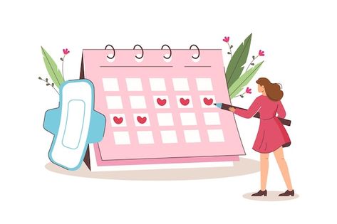 Menstrual Calendar, Period Box, Feminism Art, Menstrual Period, Background Design Vector, Girly Art Illustrations, Reproductive Health, Book Themes, Editorial Illustration