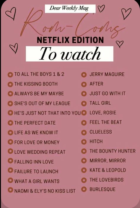 Teen Romance Movies, Netflix Suggestions, Girls Night Movies, Best Teen Movies, Netflix Shows To Watch, Rom Coms, Movies To Watch Teenagers, Netflix Movies To Watch, Movie Hacks