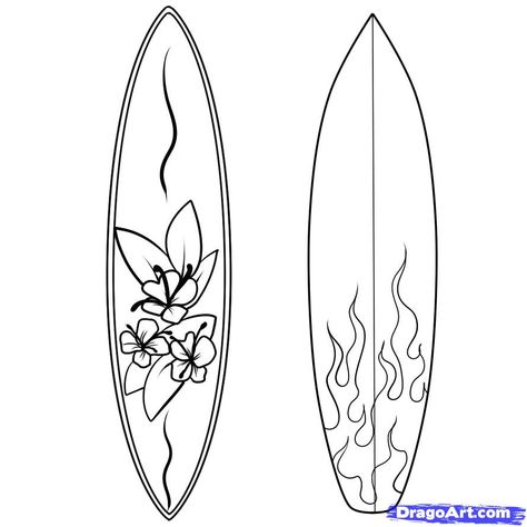 How to Draw a Surfboard, Draw Surfboards, Step by Step, Sports, Pop Culture, FREE Online Drawing Tutorial, Added by Dawn, February 23, 2011, 12:40:37 am Surfboard Drawing, Surfboard Painting, Best Surfboards, Lilo Et Stitch, Surfboard Art, Surfboard Design, Beach Birthday, Drawing Templates, Surfing Waves