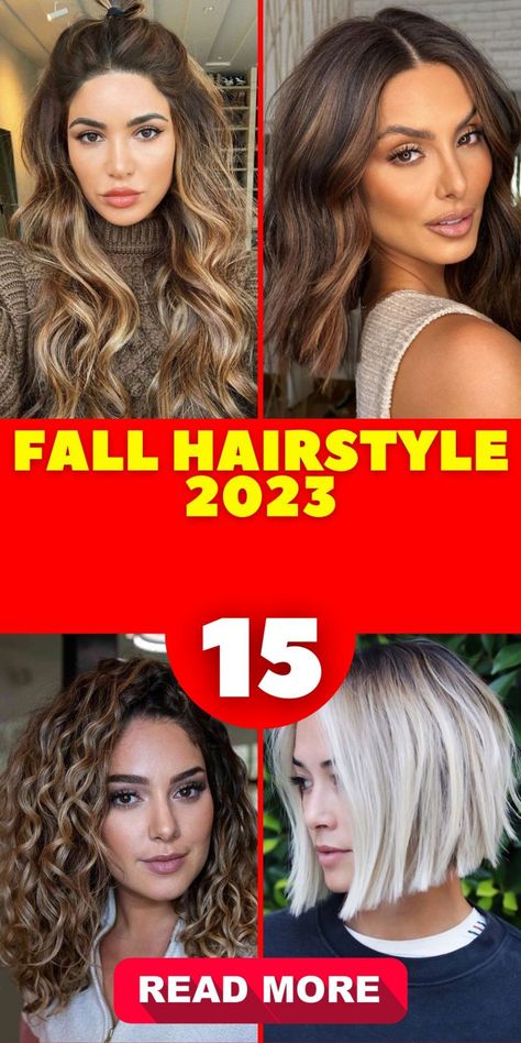 Fall Hairstyle 2023 15 Ideas: Stay on Trend with the Latest Looks Hairstyle 2023, 2023 Ideas, Fall Hair Color Trends, Fall Hairstyles, Fall Hair Cuts, Fall Hair Trends, Winter Hair Color, Hair Color And Cut, Trending Haircuts