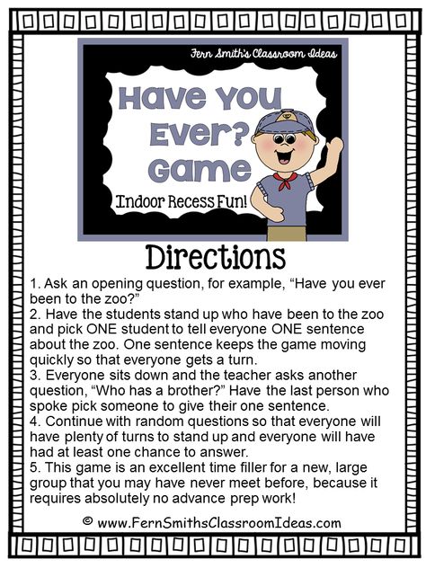 Indoor Classroom Games, Indoor Recess Games, Indoor Recess Activities, Fun Classroom Games, Recess Activities, Recess Games, Indoor Recess, Substitute Teaching, Class Games