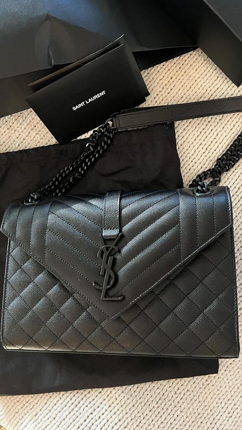 Ysl Envelope Bag, Ysl Envelope, Ysl Crossbody, Ysl Crossbody Bag, Ysl Handbags, Ysl Saint Laurent, Dream Bag, Favorite Purse, Envelope Bag