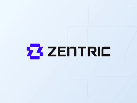 Minimalist, Modern Z Letter ZENTRIC Logo, Branding Design. by Al Mamun | Logo & Branding Expert for Brand Crown on Dribbble Z Logo Design Typography, Geometric Logo Inspiration, Z Letter Logo, Z Logo Design, Letter Z Logo, Bad Logos, Z Letter, Expert Logo, Geometric Logo Design