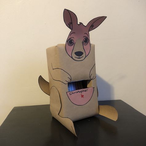 Kangaroo Valentines Boxes, Cool Valentine Boxes, Valentine Box Ideas, Valentines Box, Valentine Craft, Valentine Box, Homeschool Preschool, Love Bugs, Box Ideas