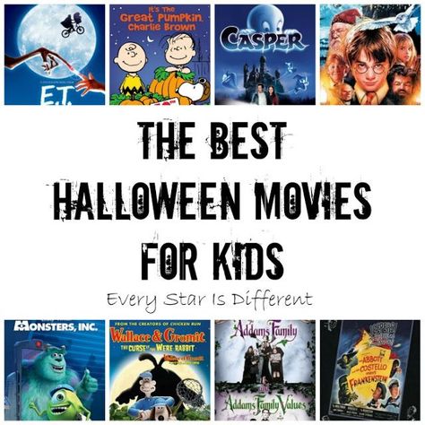 The Best Halloween Movies for Kids Pinterest Halloween Ideas, Halloween Movies For Kids, Halloween Films, Movies For Kids, Uhyggelig Halloween, Best Halloween Movies, Scary Films, Halloween Fest, Spooky Things