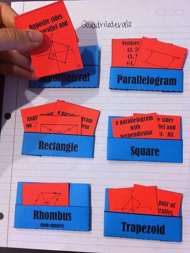 Quadrilateral Project, Teaching Quadrilaterals, Properties Of Quadrilaterals, Quadrilaterals Activities, Shapes Project, 2d Figures, Classifying Quadrilaterals, Word Phrases, Learning Websites For Kids