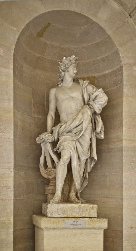 Apollo Aesthetic Art, Apollo Greek God Statue, Statue Of Apollo, Apollo Aesthetic Greek Mythology, Apollo God Aesthetic, Apollo Statue Aesthetic, Apollo God Mythology, Greek God Apollo Art, Apollo Art Greek Mythology