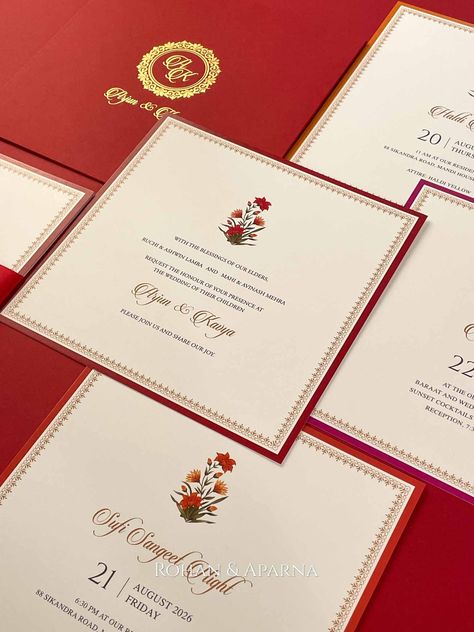 Luxury Indian Wedding Invitations, Wedding Envelopes Design, Pastel Wedding Decorations, Hindu Wedding Invitation Cards, Indian Wedding Invitation Card Design, Wedding Wording, Hindu Wedding Invitations, Indian Wedding Invitation Cards, Indian Wedding Cards