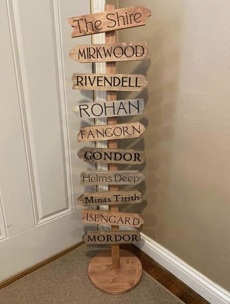 Hobbit Nursery Lord Of The Rings, Lord Of Rings Nursery, Lotr Nursery Ideas, Shire Nursery Theme, Lord Of The Rings Themed Bedroom, Lotr Themed Nursery, Lord Of The Rings Sign, Lotr Aesthetic Home Decor, Lotr Room Ideas