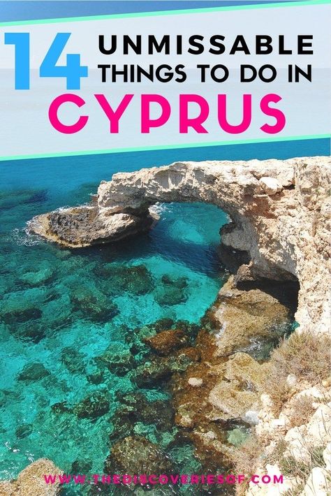 Looking for things to do in Cyprus? We've picked 14 unmissable activities for you to try when you travel to Cyprus. From exploring beaches, or towns like Paphos, Larnaca, Limassol and Nicosia to the birthplace of Aphrodite and partying in Ayia Napia. Read now #travel #cyprus #europe Cyprus Holiday, Paphos Cyprus, Have Inspiration, Paphos, Summer Destinations, Europe Travel Tips, Greek Island, Limassol, European Travel