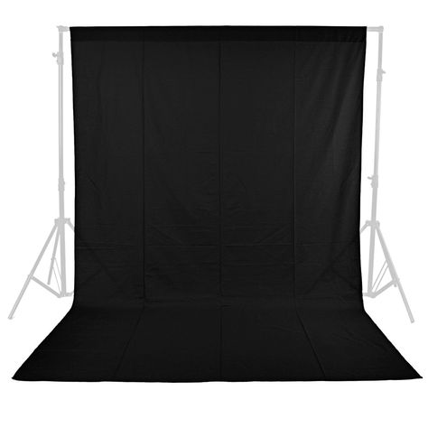 Neewer 10 x 12FT / 3 x 3.6M PRO Photo Studio 100% Pure Muslin Collapsible Backdrop Background for Photography,Video and Televison (Background ONLY) - BLACK 10 x 12FT / 3 x 3.6M Background, perfect for television, video production and digital photography. Rod pocket on each top edge allows to be draped or hung. Finished along all edges to prevent tears. Made of 100% pure cotton, good vertical sense and durable. If necessory, please iron the back surface with steam iron but not dry iron. Video Backdrops, Portraiture Photography, Muslin Backdrops, Corporate Photography, Diy Photo Booth, Paper Backdrop, Studio Backdrops, Black Backdrops, Headshot Photography