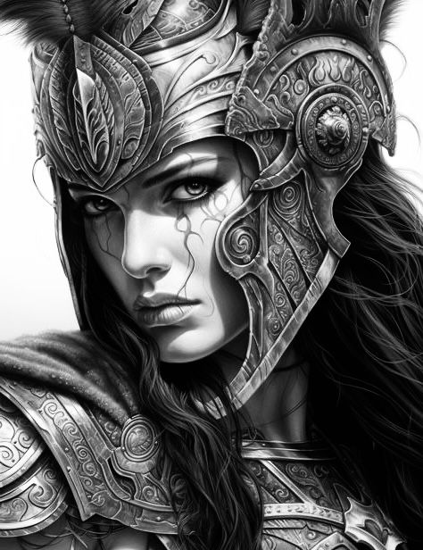 Valkyrie Art, Valkyrie Norse, Athena Tattoo, Spartan Women, 30 Tattoo, Female Warrior Tattoo, Valkyrie Tattoo, Spartan Tattoo, Realistic Tattoo Sleeve