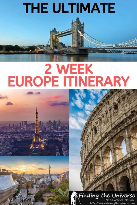 A detailed 2 week Europe itinerary, with things to do, tips for travel, accommodation and money saving advice! #Europe #City #Itinerary #Travel #Tips #Ideas 2 Weeks In Europe, Europe Trip Planning, Europe Itinerary, European Itineraries, Europe Itineraries, Europe Trip Itinerary, Itinerary Planning, Flight Tickets, Beautiful Travel Destinations