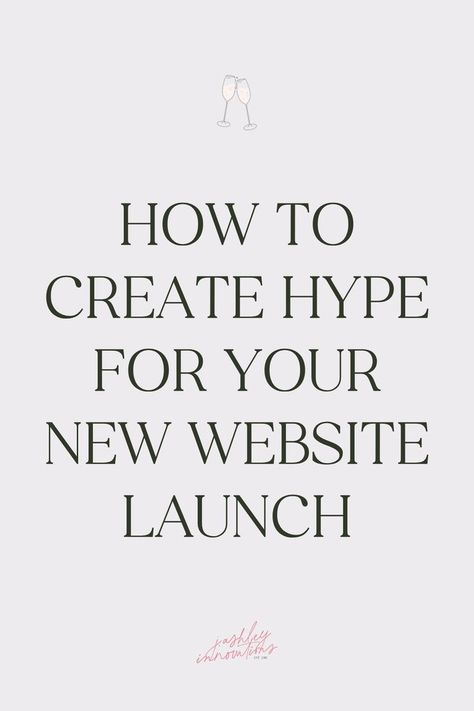 Launching a new website can bring you more traffic, brand awareness, and even new clients. To get your audience excited about your website launch, follow these tips to announce your new website design and branding. You'll learn 6 ways to create hype for your website launch, common website launch mistakes to avoid, and why your website launch strategy matters. With the right marketing strategy and approach, your website launch can skyrocket your business growth! New Brand Launch Announcement, Website Launch Poster Design, Website Announcement Ideas, New Website Launch Announcement, Business Launch Announcement, Website Launch Idea, Launch Event Ideas, New Website Launch, New Website Design