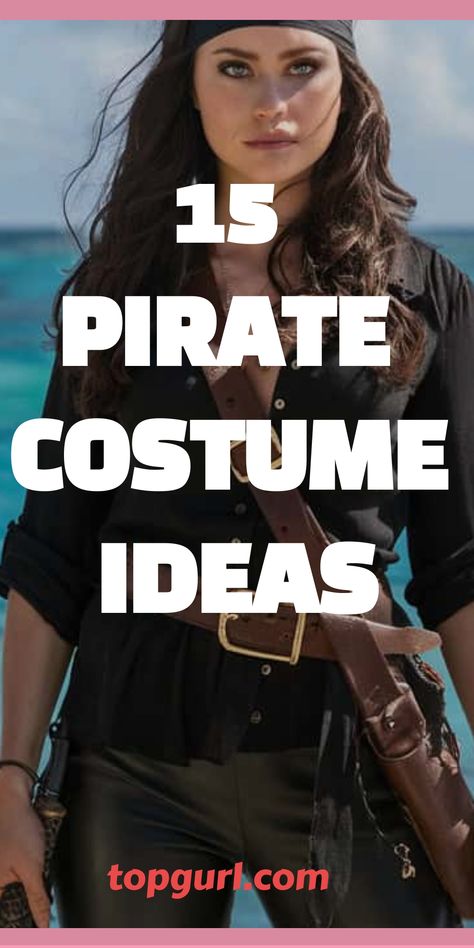 15 Swashbuckling Pirate Costume Ideas to Make Ye the Toast of the Seven Seas Diy Women Pirate Costume, Pirate Outfit Female Diy, Fishnet Fits, Pirate Outfits Female, Pirate Inspired Outfits Casual, Pirate Outfit Diy, Pirate Inspired Outfits, Pirate Outfit Women, Diy Pirate Costume For Women