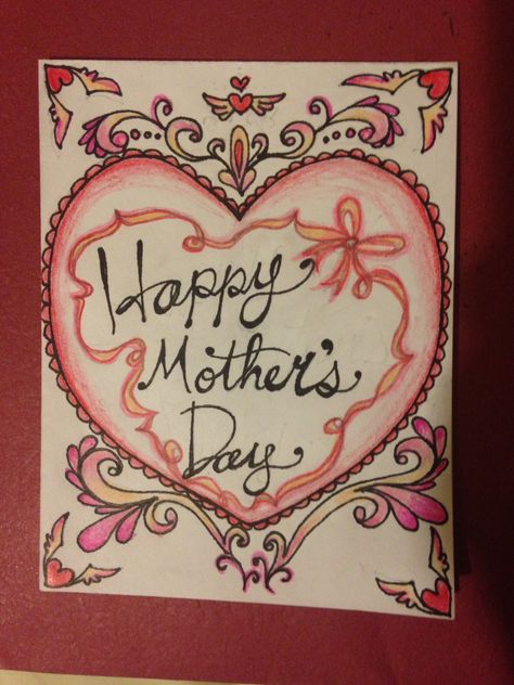 Mother's Day card that I draw! Happy Mother’s Day Card Chicano, Mothers Days Drawing, Chicano Mother’s Day Cards, Mother Day Card Ideas Drawing, Mothers Day Drawing Aesthetic, Drawing Mothers Day, Mothers Day Drawings Ideas Mom, Happy Mothers Day Chicano Art, Happy Mother’s Day Drawings