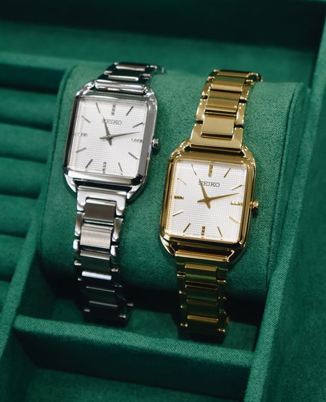 Feminine Watches Classy, Seiko Women Watch, Feminine Watches, Seiko Gold Watch, Seiko Watches Women, Seiko Gold, Pretty Watches, Seiko Watch, Luxe Jewelry