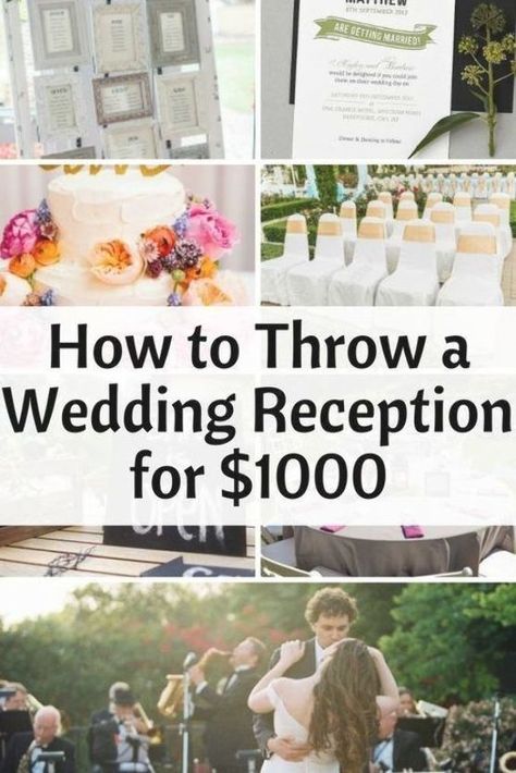 How to Throw a Wedding Reception for $1000 Backyard Bbq Wedding Reception, Bbq Wedding Reception, Backyard Bbq Wedding, Frugal Wedding, Wedding Planning On A Budget, Bbq Wedding, Ideal Wedding, Affordable Wedding, Cheap Wedding