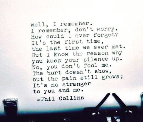 Phil Collins ~ In the Air Tonight Phil Collins Lyrics, In The Air Tonight, Tears In Heaven, Great Song Lyrics, The Last Shadow Puppets, Red Ring, Repair Guide, Favorite Lyrics, Phil Collins