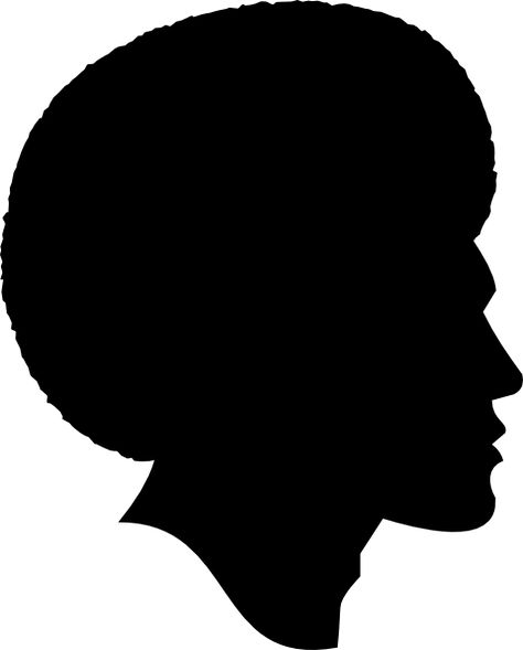 African American Family Silhouette | Black Male Afro Silhouette clip art - vector clip art online, royalty ... Male Afro, Afro Silhouette, Africa Outline, Black Woman Silhouette, African American Family, Afro Men, African Crafts, African Paintings, Silhouette People