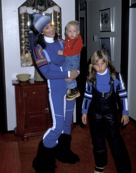 Costume, Suit actor, Fictional character, Retro Ski Suit, Vintage Celebrities, Cher Photos, Apres Ski Style, Spring Skiing, John Junior, Retro Ski, Ski Outfit, Danish Royal Family