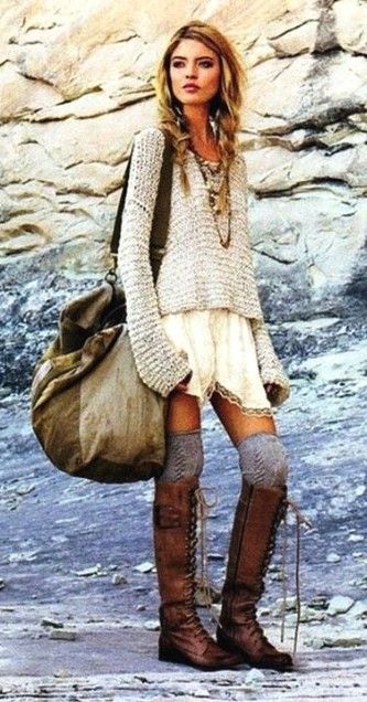 Hippie Outfits Winter, Hippie Winter Outfits, Winter Indie Outfits, Bohemian Fall Outfits, Indie Outfits Plus Size, Indie 2020, Boho Fall Outfits, Looks Hippie, Bohemian Outfits