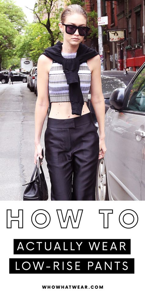 How to pull off low rise pants Low Rise Suit Pants Outfit, Tweed Pants Outfit, Low Waist Pants Outfit, Trousers Outfit Work, Low Rise Pants Outfit, Low Rise Outfit, Tailored Pants Outfit, Pants Outfit Work, Low Rise Trousers