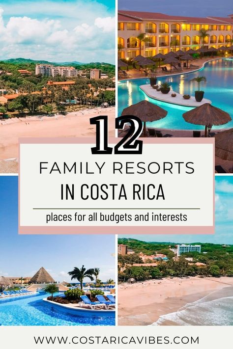 Find the best family resorts in Costa Rica for an unforgettable vacation! Our guide covers top resorts, family-friendly amenities, and activities for all ages. Learn about the best locations for family vacations and tips for booking. Perfect for families seeking fun and relaxation, discover the ideal resort for your Costa Rican getaway. Costa Rica Travel Family, Riu Palace Costa Rica, Costa Rica Family Vacation, Quepos Costa Rica, Cost Rica, Costa Rica With Kids, Arenal Costa Rica, Resorts For Kids, Kid Friendly Resorts