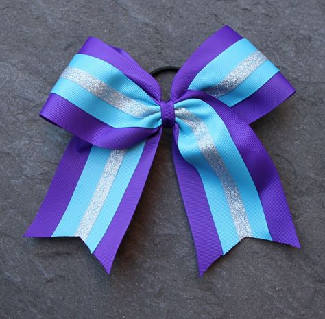 Cheerleading Bow Instructions | Sarah Lauren Cheer Bow Tutorial, Cheer Bows Diy, Jojo Bow, Cheerleading Bow, Softball Bows, Cheerleading Bows, Cheer Hair, Hair Bow Tutorial, Tony Montana