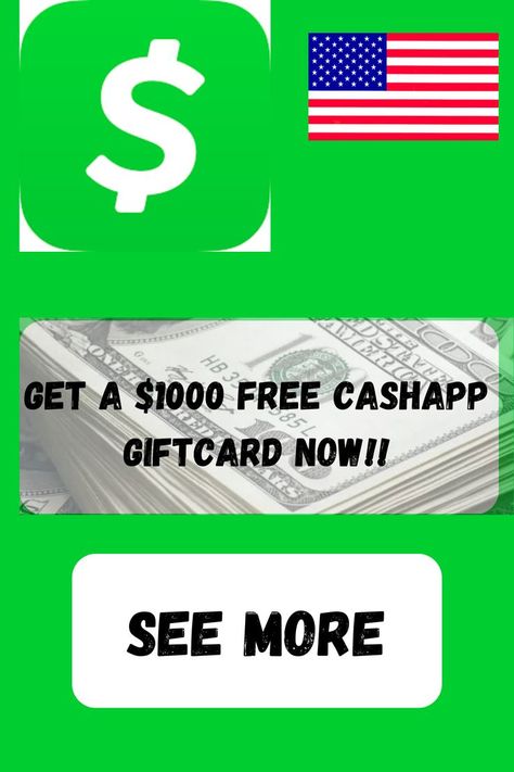 Need some extra cash? Look no further than the $1000 CashApp gift card! Whether you need to pay bills, split expenses with friends, or simply want to treat yourself, this gift card has got you covered. With CashApp, you can easily send and receive money from your phone, making it the perfect payment solution for people on-the-go. Get yours now and start enjoying the convenience of CashApp! Cash App Gift Card, Free Gift Cards Online, Mobile Payment, Money Deposit Bags, Gift Cards Money, Win Gift Card, Gift Cards & Certificates, Pay Bills, Paypal Gift Card