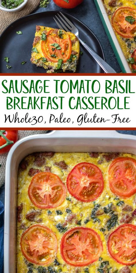 Paleo Breakfast Meal Prep, Whole 30 Breakfast Casserole, Whole30 Breakfast Casserole, Paleo Breakfast Casserole, Whole30 Breakfast Recipes, Whole30 Breakfast, Paleo Recipes Breakfast, Egg Bake, Whole 30 Breakfast