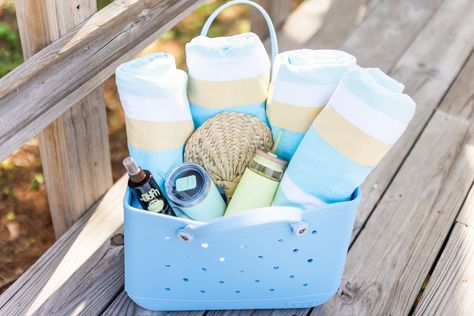 Towel set gift basket