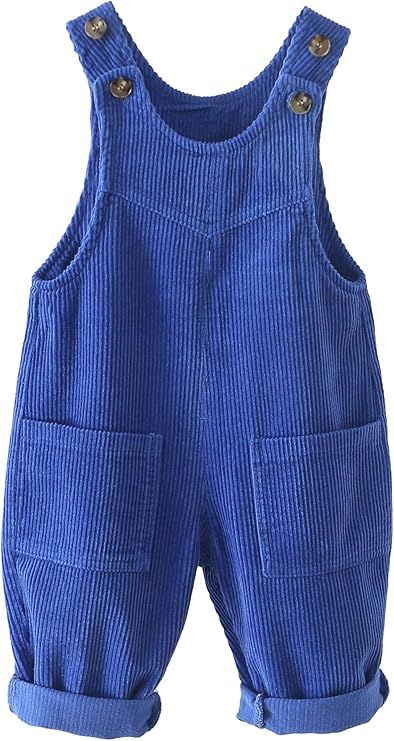 Amazon.com: Toddler Baby Boys Girls Suspender Trousers Solid Color Button Shoulder Straps Loose Bib Pants Sleevless Cute Overall Clothing Set Blue 3-4T: Clothing, Shoes & Jewelry Baby Overalls Outfit, Romper Fall Outfit, Overalls Outfits, Baby Suspenders, Suspender Jumpsuit, Corduroy Jumpsuit, Romper Fall, Toddler Bib, Fashionable Baby