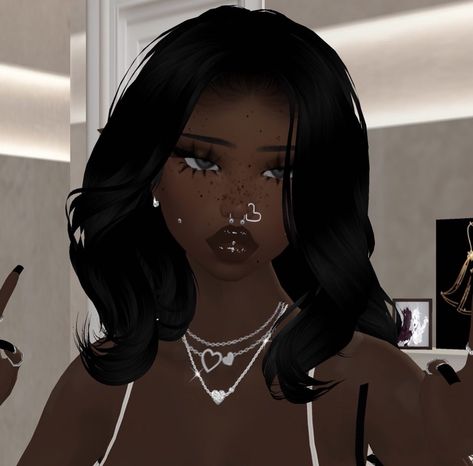 Minecraft Skins Black, Imvu Avi, Bratz Doll Outfits, Imvu Outfits Ideas Cute, Y2k Girl, Black Couple Art, Black Cartoon Characters, Dope Cartoon Art, Black Femininity