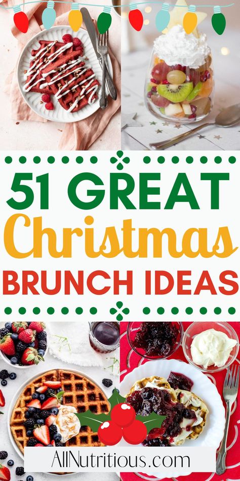 Easy Christmas Brunch Ideas, Christmas Brunch Ideas, Christmas Brunch Menu, Ideas Desayunos, Holiday Brunch Recipes, Christmas Brunch Recipes, Christmas Breakfast Recipe, Christmas Morning Breakfast, Breakfast Party