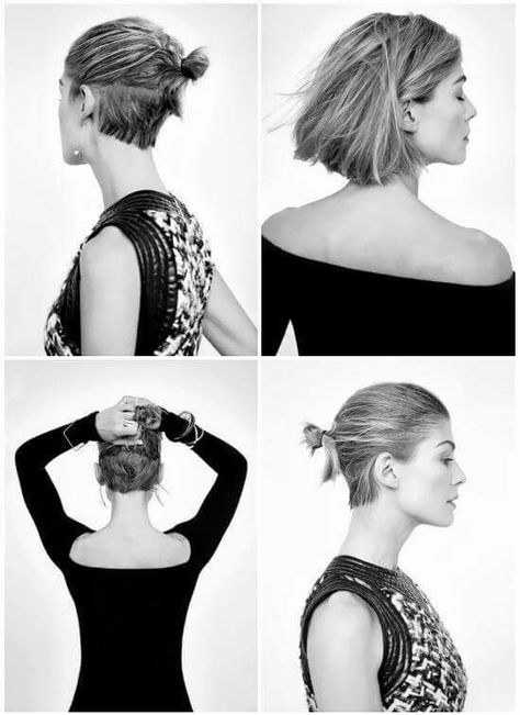 Rosamund Pike #minimal #minimalistgigi | Minimalist GiGi // GiGi I'm so excited for my hair to be long enough to do this. Undercut Hairstyles Women, Undercut Long Hair, Rosamund Pike, Penteado Cabelo Curto, 짧은 머리, Undercut Hairstyles, Hair Envy, Hair Today, Undercut