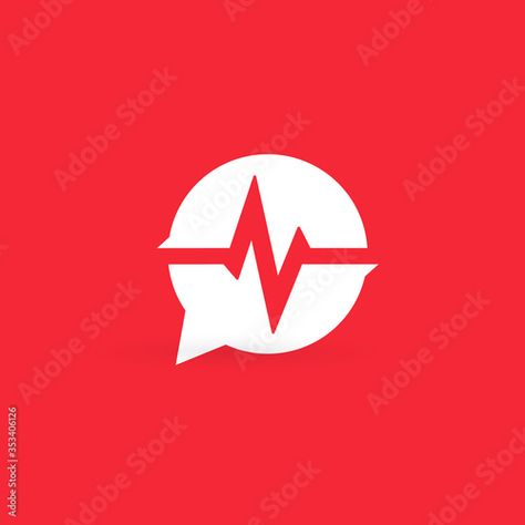 Pulse Logo, Medical Heart, Bubble Icon, Pulse Oximeter, Logo Sport, Circle Logos, Heart Logo, Cardiology, Heart Rate Monitor