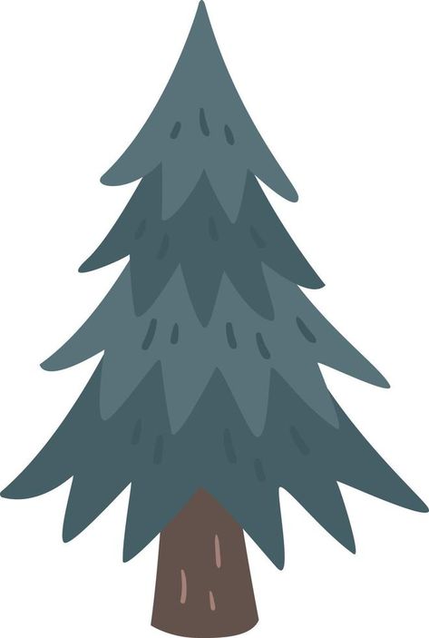 Pine Tree Illustration Pine Trees Illustration, Pine Tree Cartoon, Pine Tree Illustration, Tree Cartoon, Illustration Tree, Lucy Pevensie, Tree Illustration, Fir Tree, Pine Tree