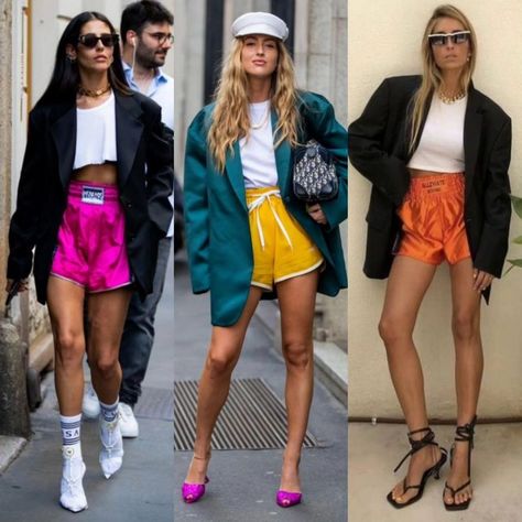 | Boxing Shorts & Blazer 🥊🧥 1, 2 or 3 ?? | Instagram Boxing Shorts, Shorts Fashion, Blazer And Shorts, March 20, Boxing, Summer Fashion, Ootd, Blazer, On Instagram