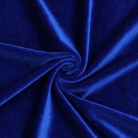 PRICES MAY VARY. SIZE:63 inches x 1 yard(3 feet) MATERIAL:95% Polyester/5% Spandex.Just one side is velvet,spandex like on the other side STRETCH VELVET FABRIC:The velvet fabric by the yard is two way stretch in weft.But because it is knit,the fabric’s warp have some elongation.This stretch velvet fabric is long-lasting GORGEOUS FABRIC:This high quality fabric has a beautiful luxurious and soft texture,which makes it comfortable to wear and drapes well.The gorgeous fabric is for sewing elegant d Midnight Blue Fabric, Velvet Material Texture, Fabrics Texture, Fabric Aesthetic, Blue Velvet Fabric, Velvet Cloth, Planner Business, Football Fashion, Velvet Clothes